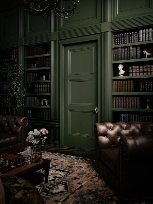 Masonite Residential  Unlocking The Secrets Of The Dark Academia Interior  Design Trend