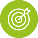 An icon of a bullseye